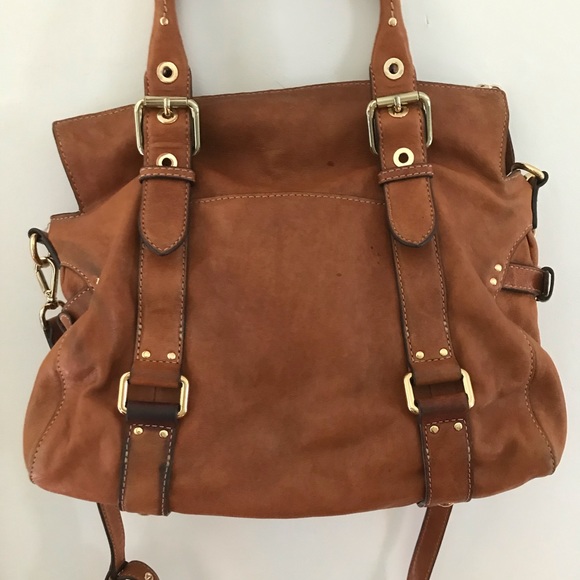 Michael Kors Tan Leather Over the Shoulder Bag - Picture 2 of 11